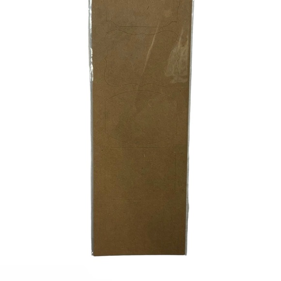 2 packs of 10 Kraft / craft labels. Creative converting sticky sticker labels. - Picture 6 of 6